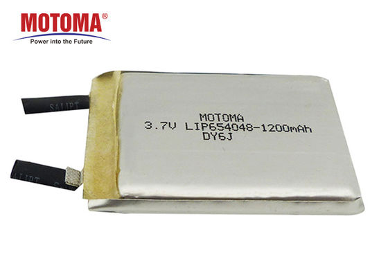 van het Lithiumion battery rechargeable with van 3.7V 1200mAh PCB en NTC PTC