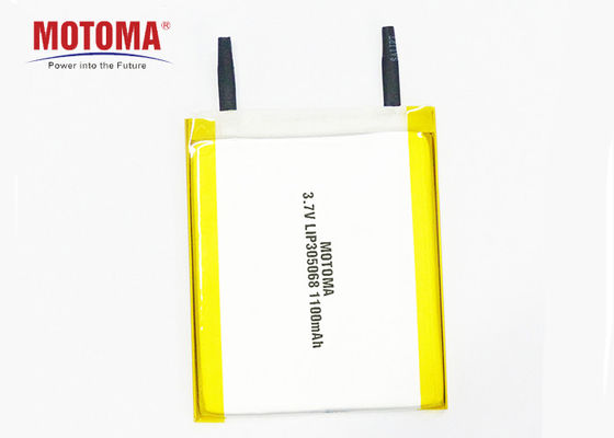 De Batterijpak van MOTOMA IOT, 3,7 de Batterijun38.3 certificaat van V 1100mah Lipo