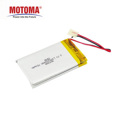 De Hoge Capaciteitslithium Ion Battery 3.7V 950mAh van MOTOMA met PCB-Dradenschakelaars
