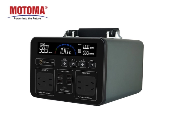 Het snelle Belasten PD3.0 Navulbare 500W 1000W Draagbare Machtsgenerator met Bouwstijl - in 280800mAh-Lithiumbatterij